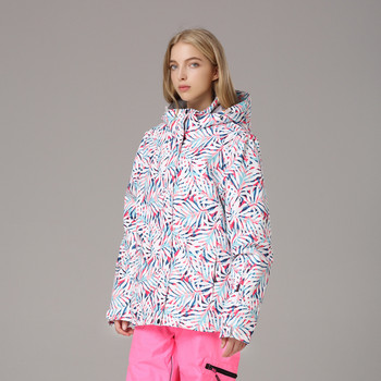 Χειμερινή νέα φόρμα σκι Γυναικεία μπουφάν για σνόουμπορντ για εξωτερικούς χώρους Παχύ ζεστό αναπνεύσιμο πουκάμισο σκι αντιανεμικό αδιάβροχο μπουφάν σκι