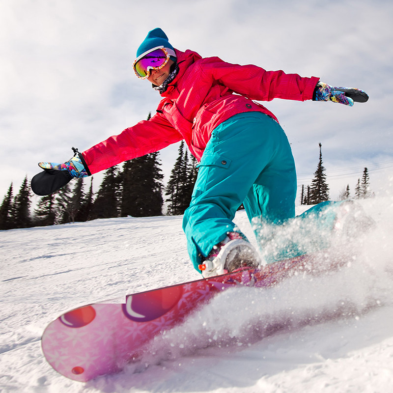 Naujos Vyriškos / Moteriškos Anties Palmės Sušildykite Slidinėjimo pirštinės lauke Žiemą Atsparios Vandeniui Plius Aksominės jodinėjimo pirštinės