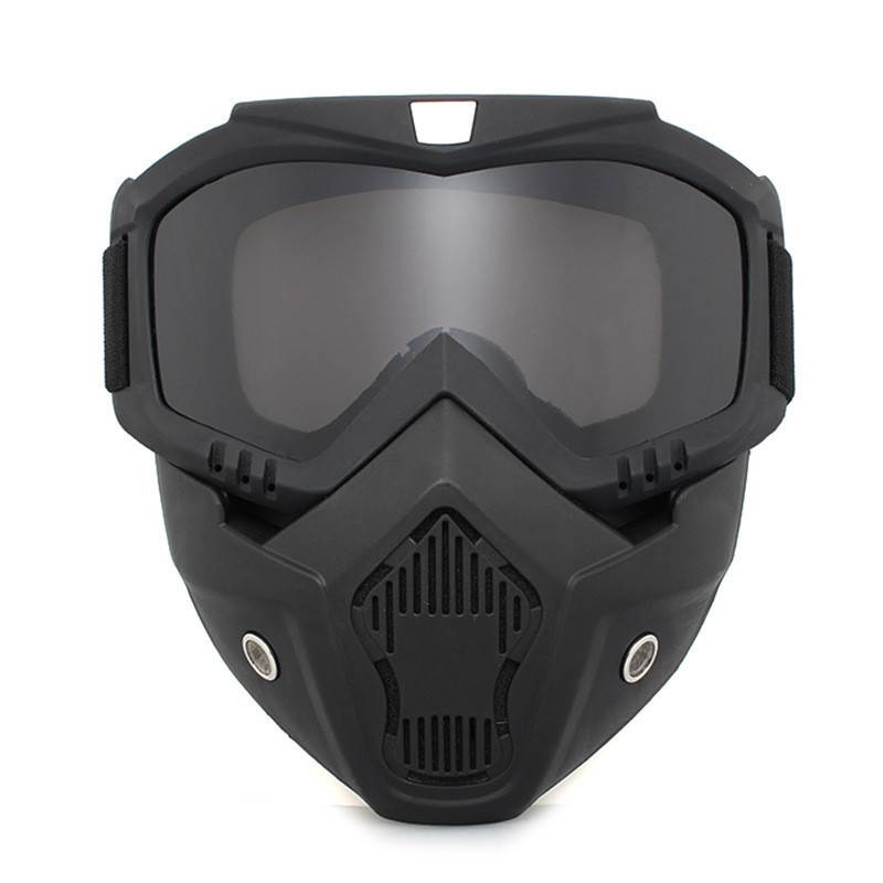 Ochelari de schi Mască de schi snowboard unisex moto de zăpadă Ochelari de protecție pentru motocross antivânt Ochelari de protecție cu filtru bucal