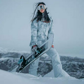 2022 téli új női síruhák kapucnis kültéri sport snowboard dzsekik vízálló overál sí szett meleg hó nadrág ruházat