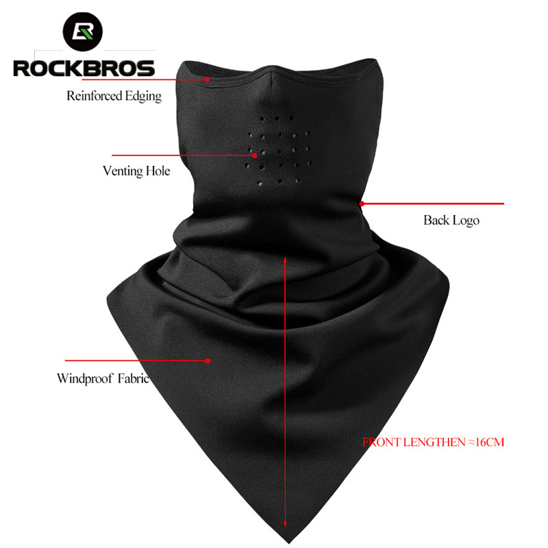 ROCKBROS Zimska skijaška maska otporna na vjetar Šal Topla termo prozračna vunena vožnja Biciklizam Trčanje Snowboard Motocikl Skijanje Maska za lice