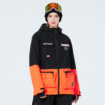 Νέα μπουφάν σκι για άντρες και γυναίκες αντιανεμικό ζεστό και παχύρρευστο κορεάτικο μπουφάν σκι Μονό και διπλό σκι Μακρά στολή σκι