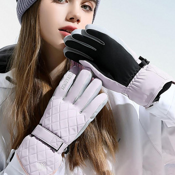 1 ζευγάρι γάντια σκι Μοντέρνα αντιρυτιδική οθόνη αφής για καθημερινή χρήση Γυναικεία γάντια ποδηλασίας γάντια ιππασίας