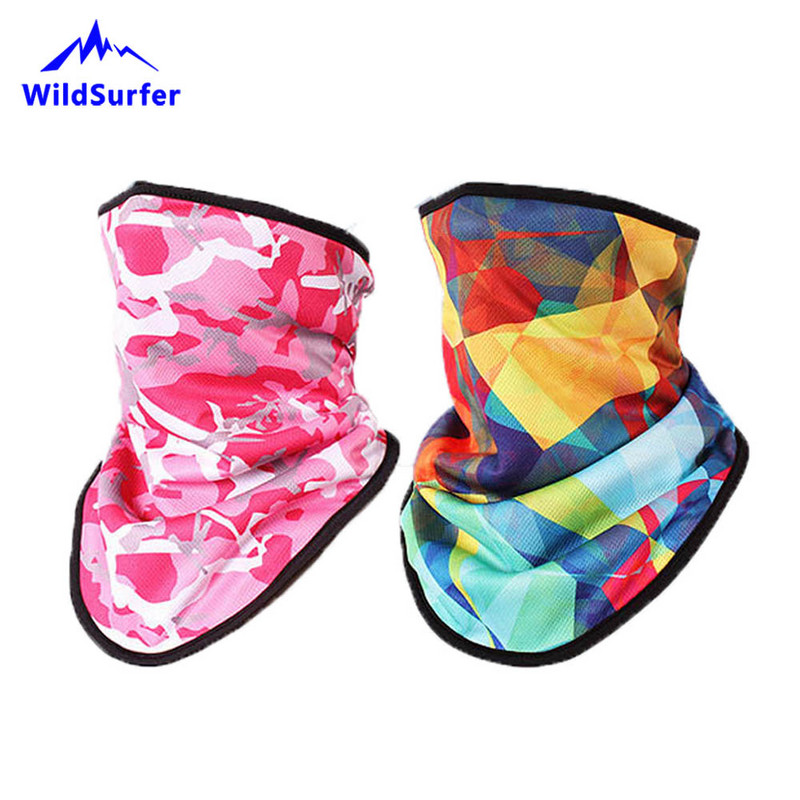 WildSurfer Vyrų Žiemos Slidinėjimo Seilinukai Moteriški Slidinėjimo Veido Kaukė Snieglentės Šildytuvas Polar Fleece Šalikas 3D Spausdintas Unisex Trikampis Šalikas J47