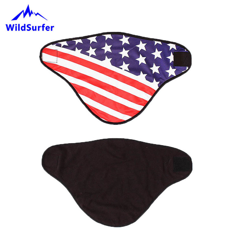 WildSurfer Vyrų Žiemos Slidinėjimo Seilinukai Moteriški Slidinėjimo Veido Kaukė Snieglentės Šildytuvas Polar Fleece Šalikas 3D Spausdintas Unisex Trikampis Šalikas J47