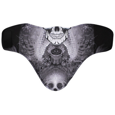 Slidinėjimo Seilinukai Snieglentės Šalikas Slidinėjimas Viso veido Kaukė Žieminė Kaklo Buff Šilta Važiavimas Dviračiu Motociklas Vėjui atspari veido kaukė Kaukolė 3D spausdinta