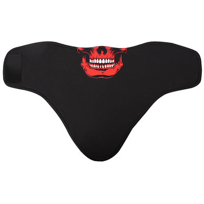 Slidinėjimo Seilinukai Snieglentės Šalikas Slidinėjimas Viso veido Kaukė Žieminė Kaklo Buff Šilta Važiavimas Dviračiu Motociklas Vėjui atspari veido kaukė Kaukolė 3D spausdinta