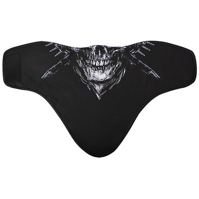 Slidinėjimo Seilinukai Snieglentės Šalikas Slidinėjimas Viso veido Kaukė Žieminė Kaklo Buff Šilta Važiavimas Dviračiu Motociklas Vėjui atspari veido kaukė Kaukolė 3D spausdinta