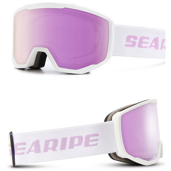 Ανδρικά γυαλιά σκι Χειμερινά αθλητικά γυαλιά για χιόνι Διπλή στρώση αντιθαμβωτική γυναικεία προστασία από υπεριώδη ακτινοβολία Αθλητικά γυαλιά για σκι ποδηλασίας Snowboard