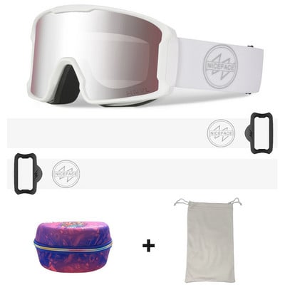 Slidinėjimo akiniai Vyrai Moteriški Dvisluoksniai Anti-Fog Sportiniai Slidinėjimo Akiniai Sniego motociklai Akiniai nuo saulės Alpinizmo Snieglenčių akiniai