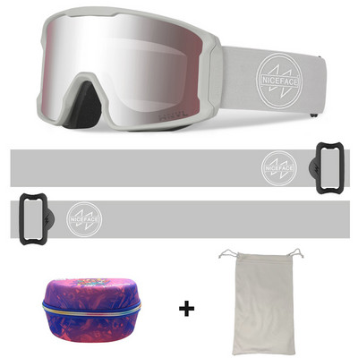 Slidinėjimo akiniai Vyrai Moteriški Dvisluoksniai Anti-Fog Sportiniai Slidinėjimo Akiniai Sniego motociklai Akiniai nuo saulės Alpinizmo Snieglenčių akiniai