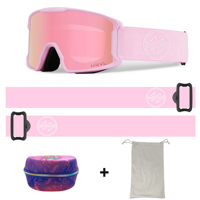 Slidinėjimo akiniai Vyrai Moteriški Dvisluoksniai Anti-Fog Sportiniai Slidinėjimo Akiniai Sniego motociklai Akiniai nuo saulės Alpinizmo Snieglenčių akiniai