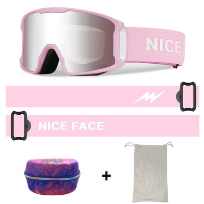 Slidinėjimo akiniai Vyrai Moteriški Dvisluoksniai Anti-Fog Sportiniai Slidinėjimo Akiniai Sniego motociklai Akiniai nuo saulės Alpinizmo Snieglenčių akiniai