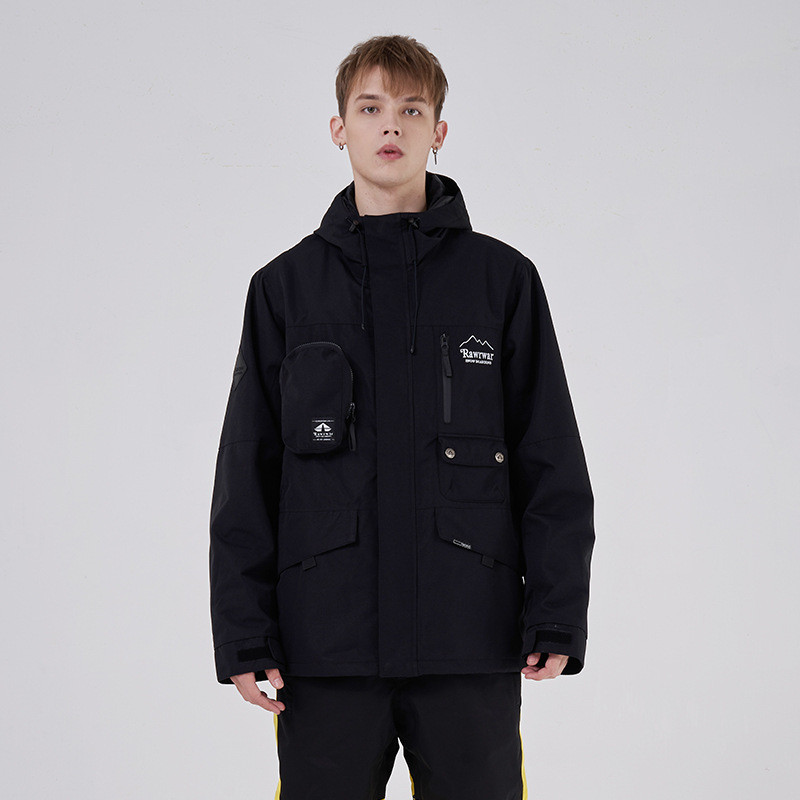 Moteriškos naujos slidinėjimo striukės viršūnės Šiltos lauko sportinės snieglenčių striukės Vyriškos, atsparios vėjui ir vandeniui atsparus slidinėjimo kostiumas žieminiai drabužiai, paltai su gobtuvu