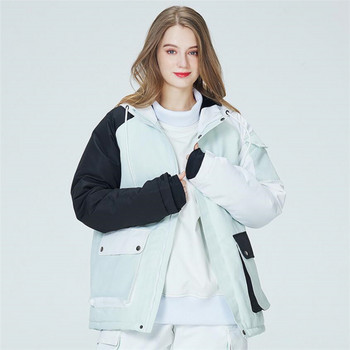 2022 Workwear Γυναικείο μπουφάν για σκι Αδιάβροχο Γυναικείο αναπνεύσιμο μπουφάν Snowboarding με μεγάλες τσέπες Χειμερινά ζεστά μπουφάν για σκι