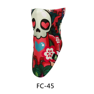 2 sluoksnių vilnonis pamušalas terminei slidinėjimo pusei veido kaukė žiemai, šiltai, vėjui atsparūs slidinėjimo seilinukai Spausdinti snieglenčių gaubto dangtelį Sycling sportinis šalikas