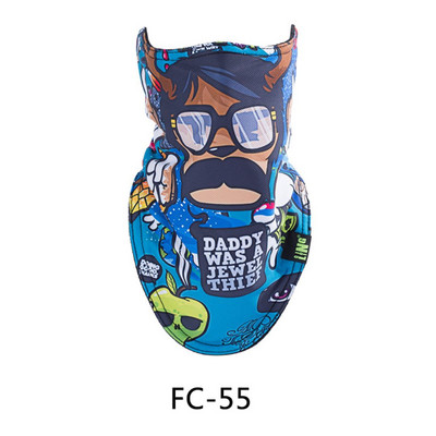 2 sluoksnių vilnonis pamušalas terminei slidinėjimo pusei veido kaukė žiemai, šiltai, vėjui atsparūs slidinėjimo seilinukai Spausdinti snieglenčių gaubto dangtelį Sycling sportinis šalikas