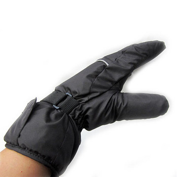 Ηλεκτρικά θερμαινόμενα γάντια 4,5V Κουτί μπαταρίας Τροφοδοτικό για σκι αντιανεμικό βαμβακερά γάντια θέρμανσης με Πέντε δάχτυλα Πίσω θέρμανση Θερμοκρασία