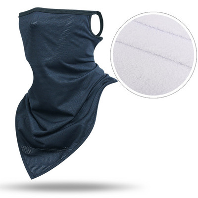 Muž Žena Zimná teplá cyklistická šatka, nákrčník, trubicová šatka, kryt uší, kukla, vetruodolná cyklistická maska na tvár, lyžiarska maska, šatka