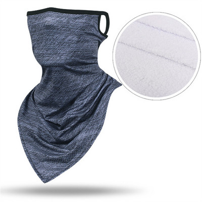 Muž Žena Zimná teplá cyklistická šatka, nákrčník, trubicová šatka, kryt uší, kukla, vetruodolná cyklistická maska na tvár, lyžiarska maska, šatka