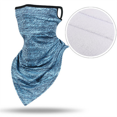 Muž Žena Zimná teplá cyklistická šatka, nákrčník, trubicová šatka, kryt uší, kukla, vetruodolná cyklistická maska na tvár, lyžiarska maska, šatka