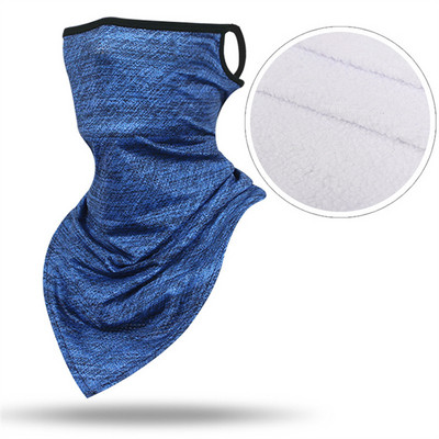 Muž Žena Zimná teplá cyklistická šatka, nákrčník, trubicová šatka, kryt uší, kukla, vetruodolná cyklistická maska na tvár, lyžiarska maska, šatka