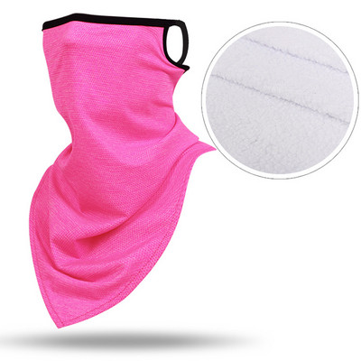 Muž Žena Zimná teplá cyklistická šatka, nákrčník, trubicová šatka, kryt uší, kukla, vetruodolná cyklistická maska na tvár, lyžiarska maska, šatka