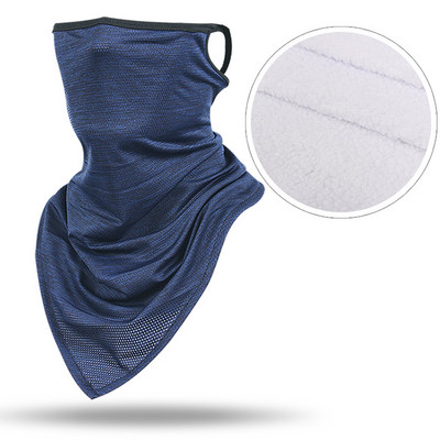 Muž Žena Zimná teplá cyklistická šatka, nákrčník, trubicová šatka, kryt uší, kukla, vetruodolná cyklistická maska na tvár, lyžiarska maska, šatka