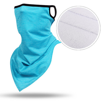 Muž Žena Zimná teplá cyklistická šatka, nákrčník, trubicová šatka, kryt uší, kukla, vetruodolná cyklistická maska na tvár, lyžiarska maska, šatka