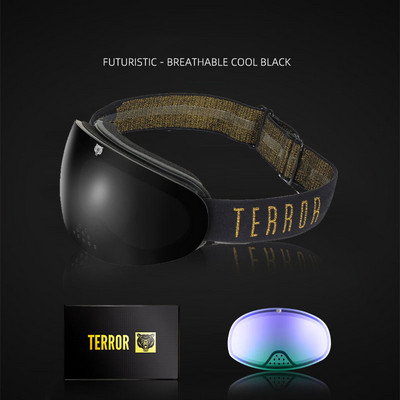 2022 m. Slidinėjimo akiniai Žieminiai Vyriški Magnetiniai Sportiniai Trumparegiai Dvisluoksniai Nuo rasojimo UV Apsauginiai akiniai Moteriški Slidinėjimo akiniai snieglenčių sportui