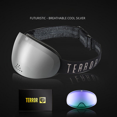 2022 m. Slidinėjimo akiniai Žieminiai Vyriški Magnetiniai Sportiniai Trumparegiai Dvisluoksniai Nuo rasojimo UV Apsauginiai akiniai Moteriški Slidinėjimo akiniai snieglenčių sportui