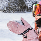 Slidinėjimo pirštinės Moteriškos Vyriškos Atsparios Neperšlampamos Pirštinės Šiltos Storos žieminės alpinizmo lauke jojimo vilnos snieglenčių pirštinės