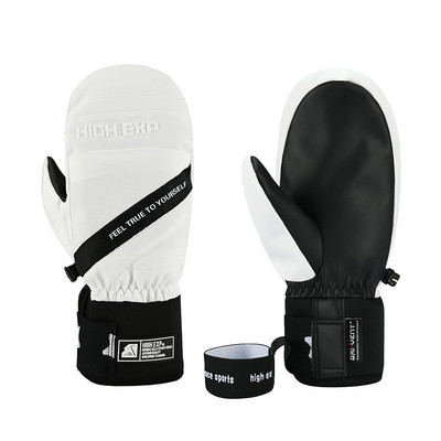 Slidinėjimo pirštinės Moteriškos Vyriškos Atsparios Neperšlampamos Pirštinės Šiltos Storos žieminės alpinizmo lauke jojimo vilnos snieglenčių pirštinės