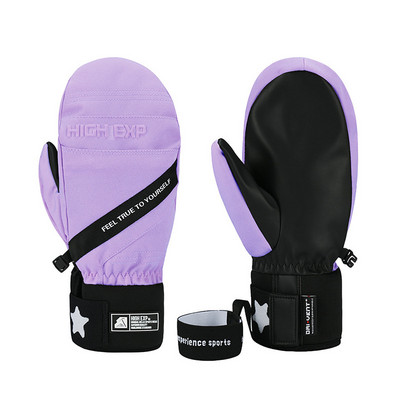 Slidinėjimo pirštinės Moteriškos Vyriškos Atsparios Neperšlampamos Pirštinės Šiltos Storos žieminės alpinizmo lauke jojimo vilnos snieglenčių pirštinės