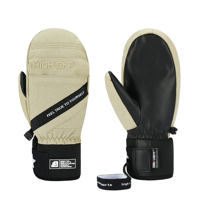 Slidinėjimo pirštinės Moteriškos Vyriškos Atsparios Neperšlampamos Pirštinės Šiltos Storos žieminės alpinizmo lauke jojimo vilnos snieglenčių pirštinės