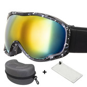 Dvisluoksniai slidinėjimo akiniai nuo rūko Moteriški sportiniai slidinėjimo akiniai Sniego motociklai Vyriški sniego akiniai nuo saulės Lauko snieglenčių akiniai