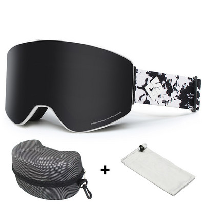 Nauji žieminiai slidinėjimo snieglenčių akiniai Sniego sniego lauko Vyriški Dvisluoksniai Anti-Fog UV400 Moteriški Sniegmobiliai Dviračiai Slidinėjimas Googles