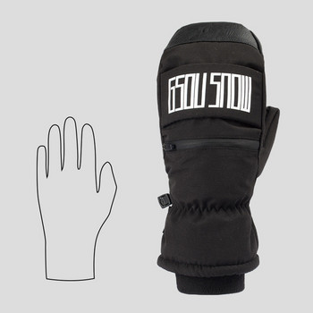 Нови ски ръкавици за мъже Guantes Moto Wear Водоустойчиви удебелени ръкавици за сняг със сензорен екран Топли зимни ръкавици за сноуборд Дамски