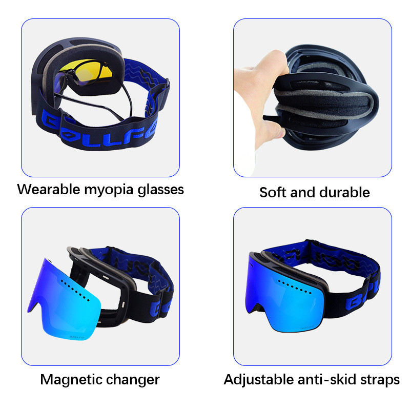 Slidinėjimo snieglenčių akiniai Kalnų slidinėjimo akiniai Sniego motociklai Žiemos sportui Akiniai Sniego akiniai Dviračių sportui Akiniai nuo saulės Vyriški akiniai