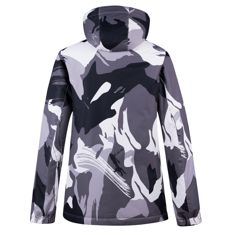 Vyriška snieglenčių striukė Kamufliažinė slidinėjimo striukė Vyriška vandeniui atspari striukė žiemai, šiltas paltas Vyriški vyriški sniego drabužiai