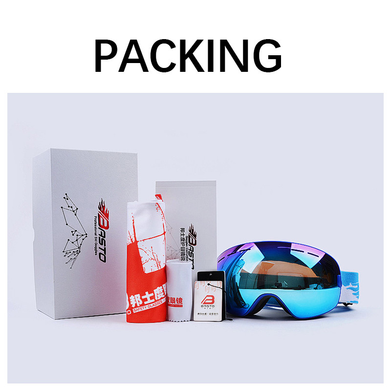 2022 m. žiemos nauji slidinėjimo akiniai suaugusiems Dvisluoksniai objektyvai Vyriški akiniai nuo rasojimo, moteriški UV400 snieglenčių lauko vėjui atsparūs slidinėjimo akiniai