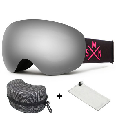 Slidinėjimo akiniai suaugusiems žieminiai sniego sportiniai akiniai Dviejų sluoksnių nuo rasojimo vyrų Moterų lauko Co-card Trumparegystės apsauga Slidinėjimo akiniai