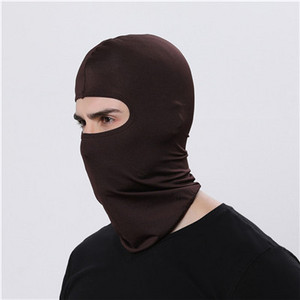 Balaclava Arcmaszk Motorkerékpár Taktikai Arcpajzs Szempillaspirál Símaszk Cagoule Visage Teljes arcmaszk Gengsztermaszk Drop Szállítás