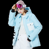 Neperšlampama nuo vėjo vyriška slidinėjimo striukė žieminė snieglenčių striukė Moteriška žieminė striukė, šilta pūkinė striukė Negabaritinis žieminis kombinezonas moterims