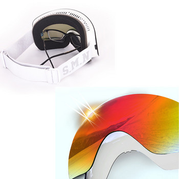 Ски очила за сноуборд за възрастни Мъже Двуслойни противозамъгляващи се ски Дамски моторни шейни Слънчеви очила Мотокрос Очила за късогледство на открито