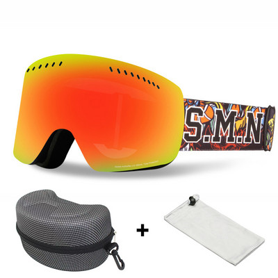 Slidinėjimo akiniai suaugusiems vyrams, dvisluoksniai nuo rūko, moterų sniego motociklų akiniai nuo saulės motokroso lauko trumparegystės akiniai