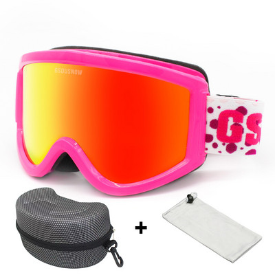 Dvisluoksniai Slidinėjimo akiniai Vyrai Moteriški Sportiniai Slidinėjimo Akiniai Sniego motociklai Slidinėjimo Kaukė Sniego akiniai Nuo saulės Akiniai snieglenčių sportui