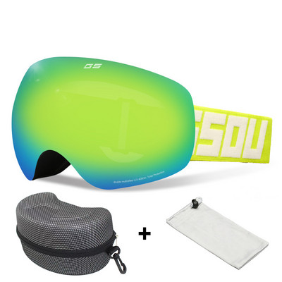 Dvisluoksniai Slidinėjimo akiniai Vyrai Moteriški Sportiniai Slidinėjimo Akiniai Sniego motociklai Slidinėjimo Kaukė Sniego akiniai Nuo saulės Akiniai snieglenčių sportui