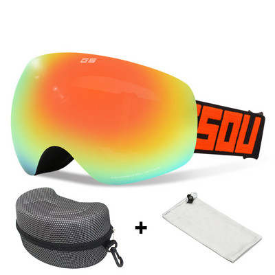 Dvisluoksniai Slidinėjimo akiniai Vyrai Moteriški Sportiniai Slidinėjimo Akiniai Sniego motociklai Slidinėjimo Kaukė Sniego akiniai Nuo saulės Akiniai snieglenčių sportui