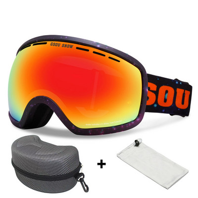 Dvisluoksniai Slidinėjimo akiniai Vyrai Moteriški Sportiniai Slidinėjimo Akiniai Sniego motociklai Slidinėjimo Kaukė Sniego akiniai Nuo saulės Akiniai snieglenčių sportui